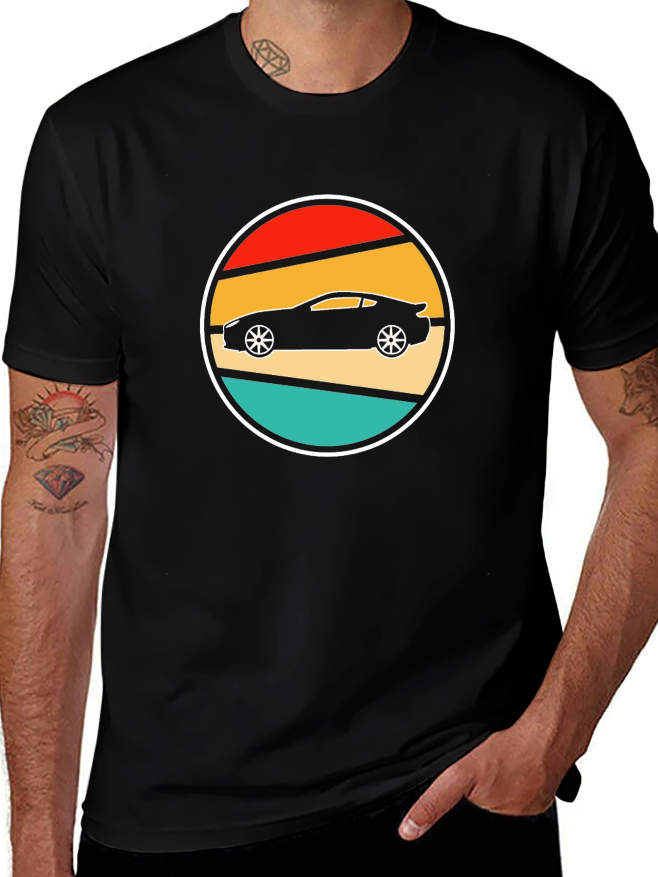 Retro Car Graphic Tee - Classic Style