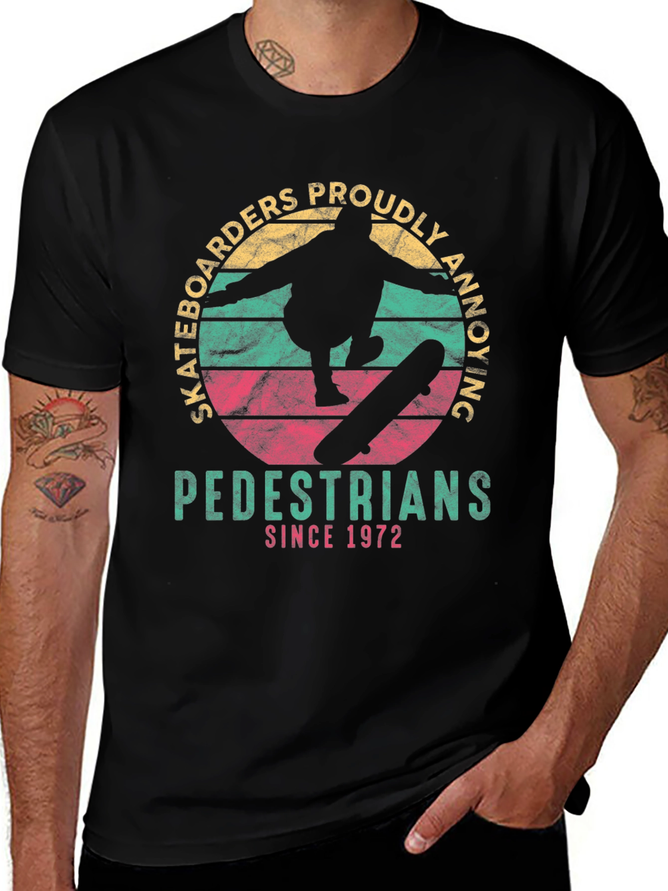 Skateboarders Proudly Annoying Pedestrians Since 1972 T-Shirt