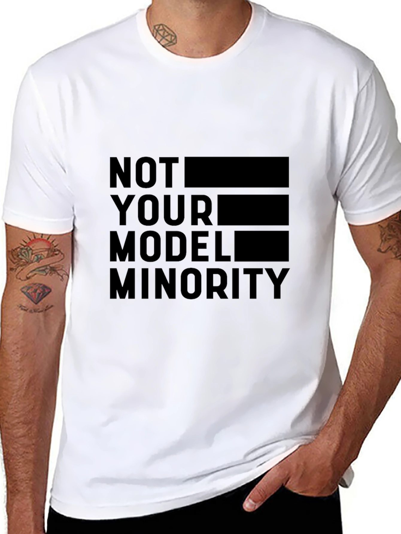 Statement Tee: Not Your Model Minority