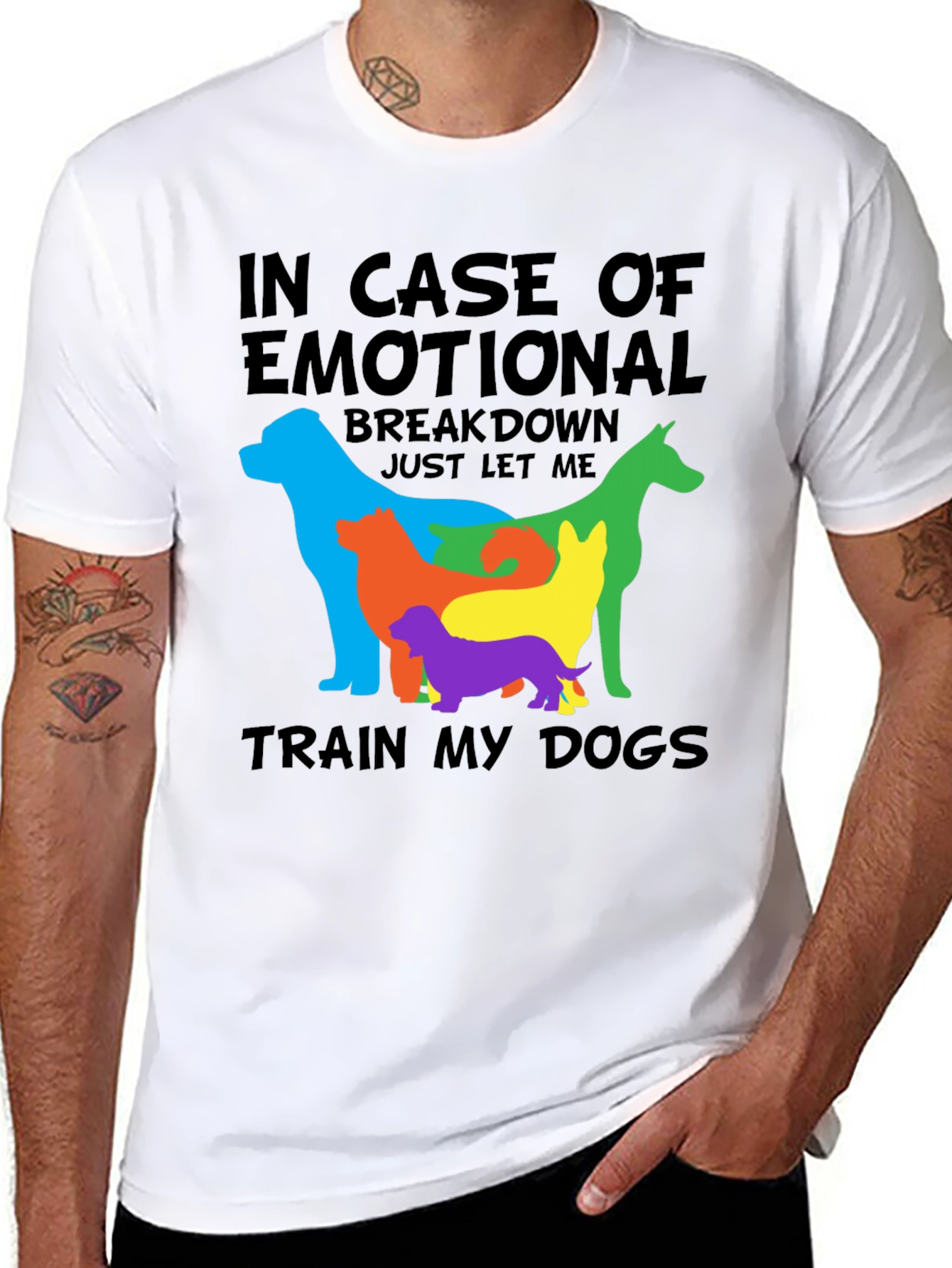 Emotional Support Dogs Graphic Tee