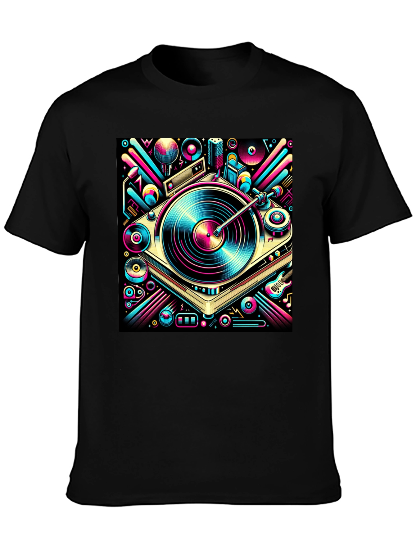 Retro Turntable Graphic Tee