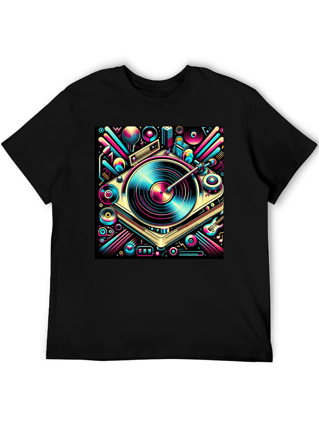 Retro Turntable Graphic Tee