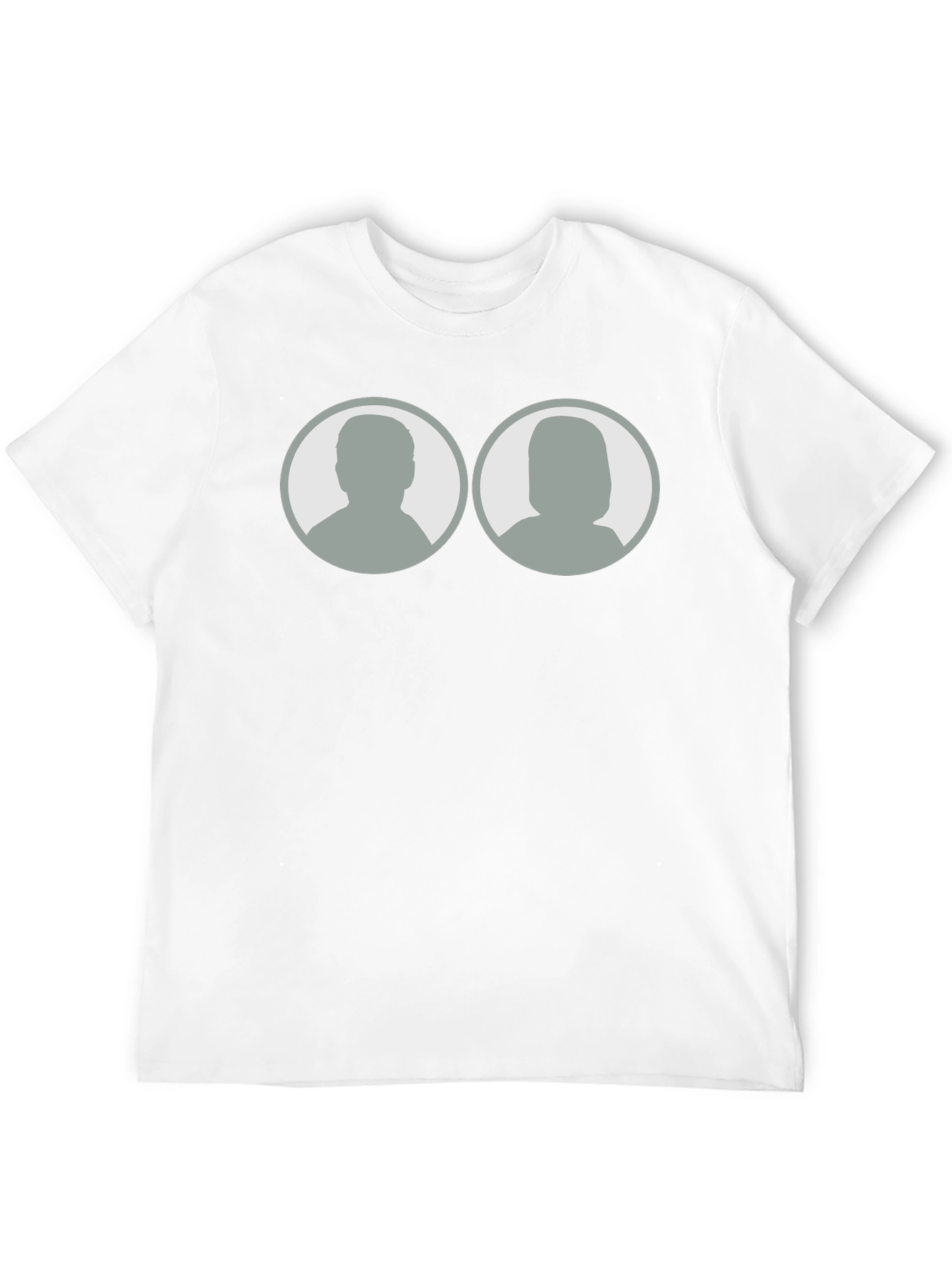Silhouette Couple Black T-Shirt