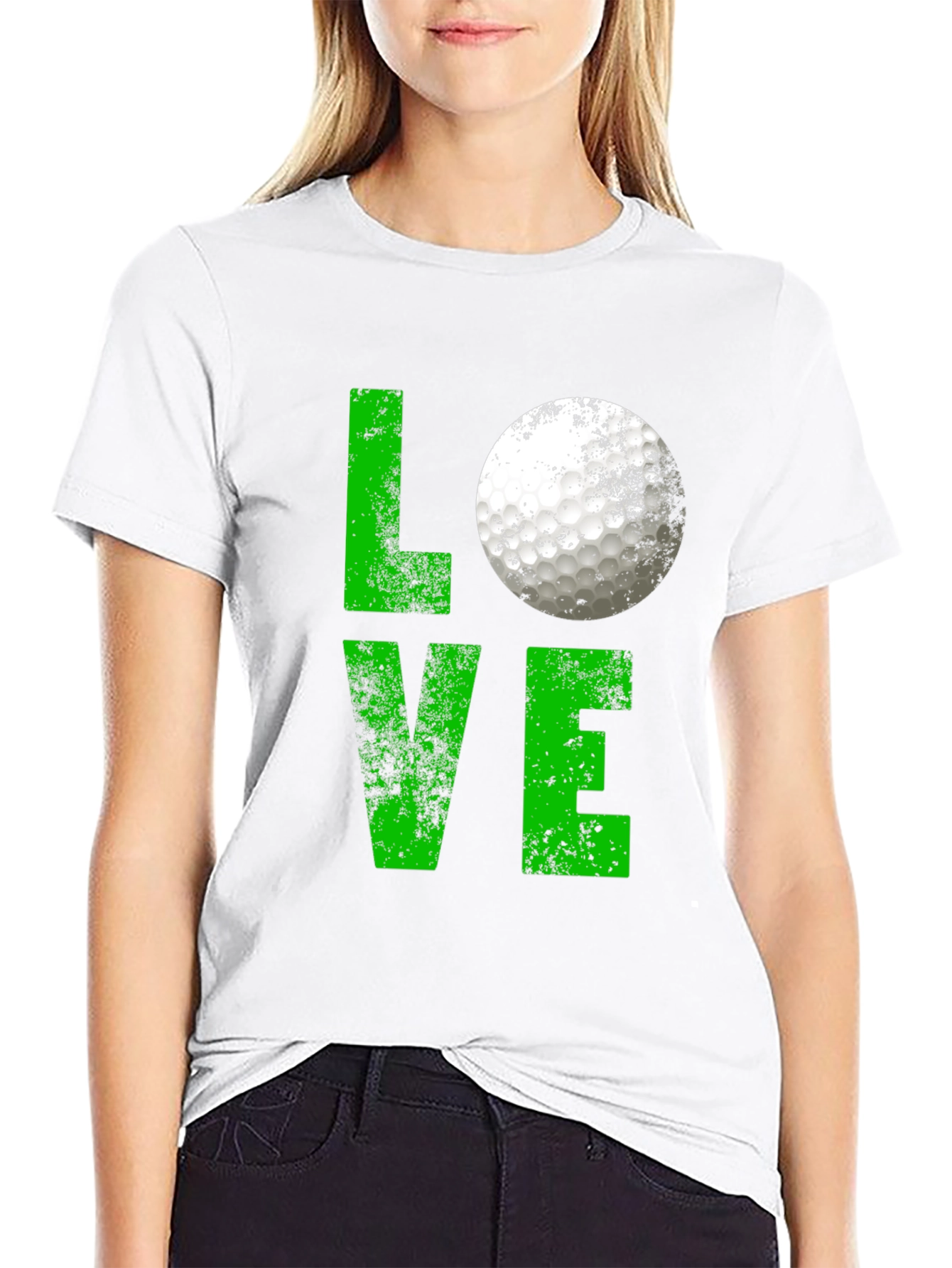 Love Golf Tee - Golf Ball Graphic T-Shirt