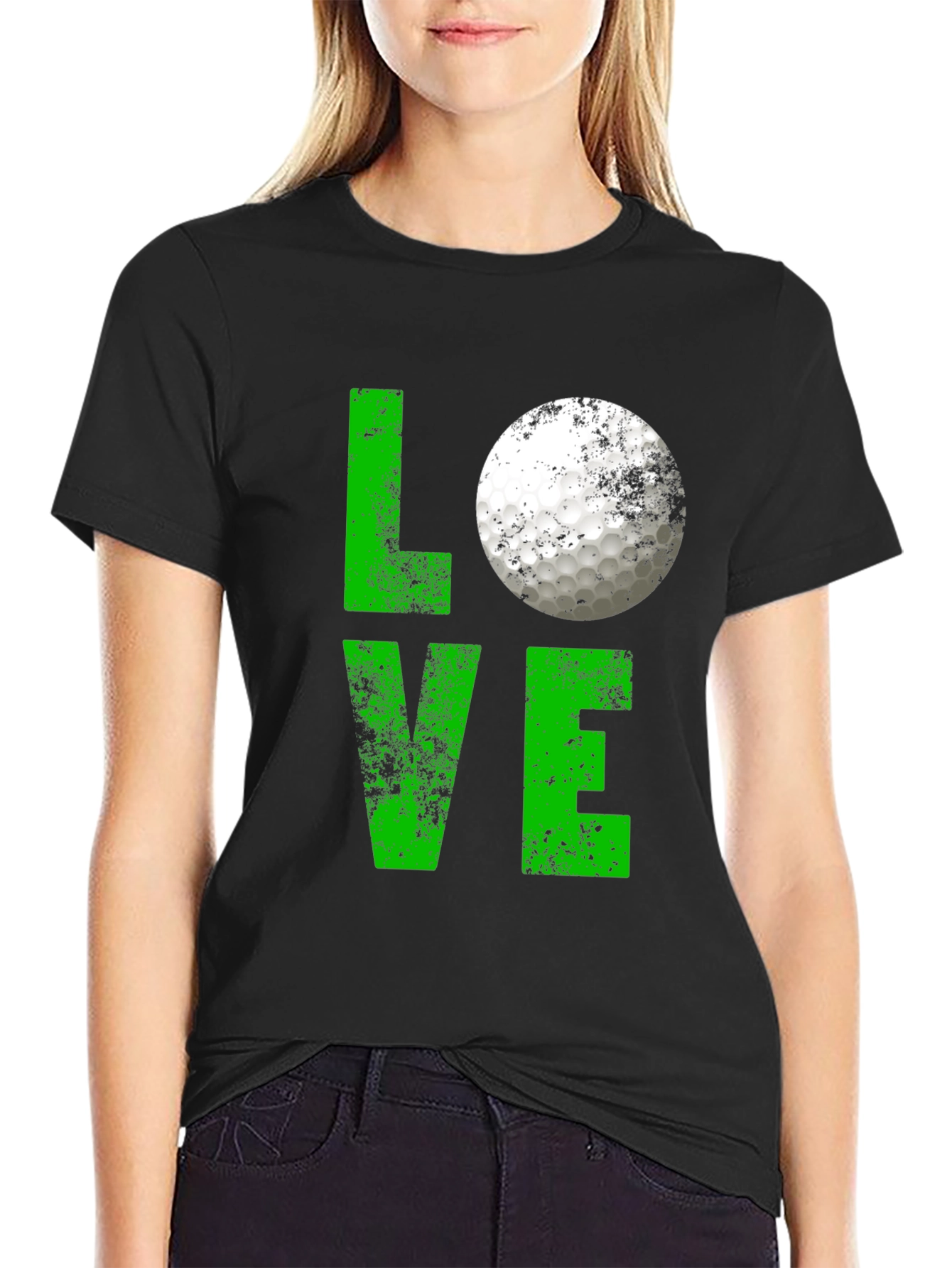 Love Golf Tee - Golf Ball Graphic T-Shirt