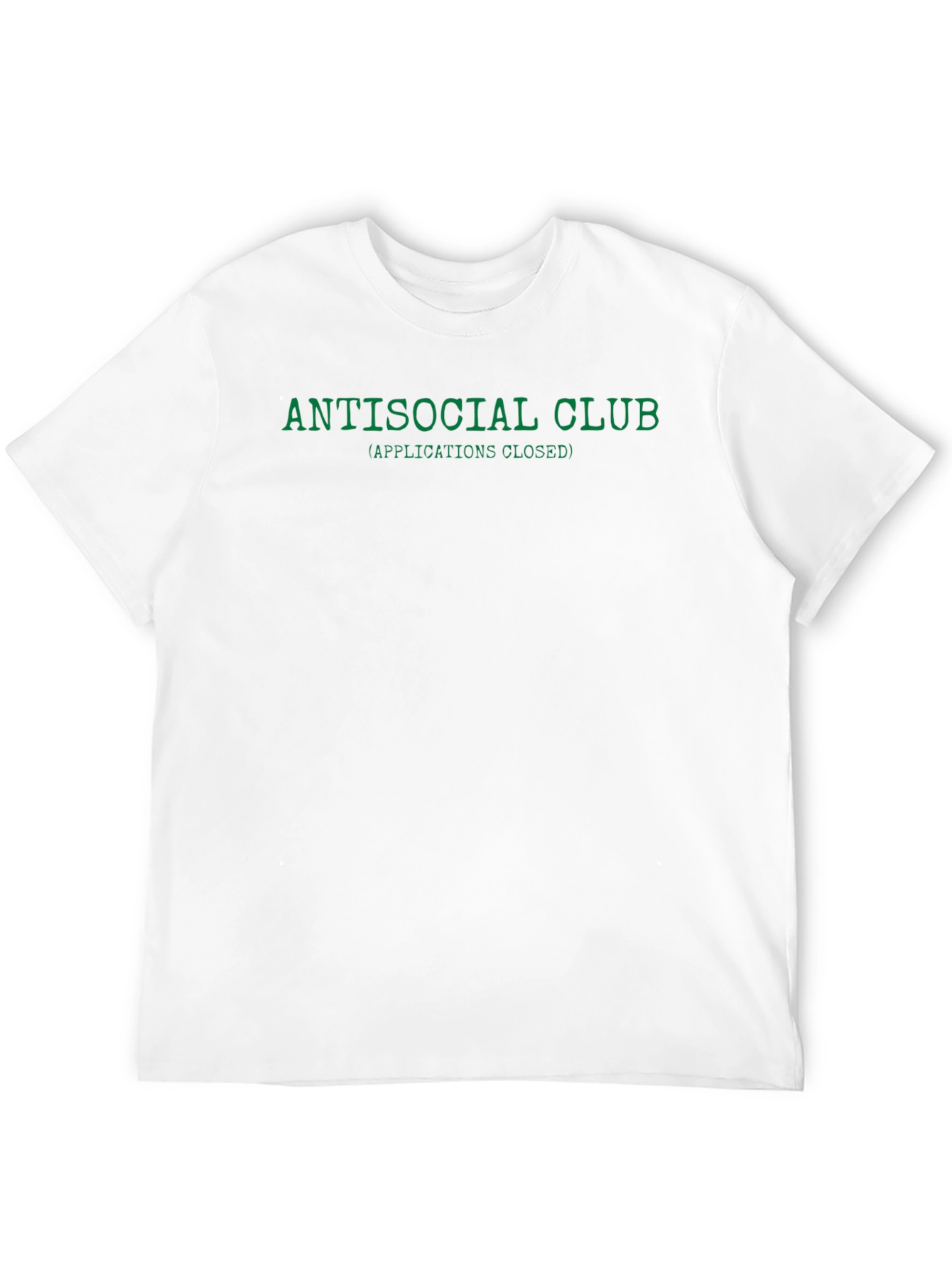 Antisocial Club Graphic Tee - Applications Closed