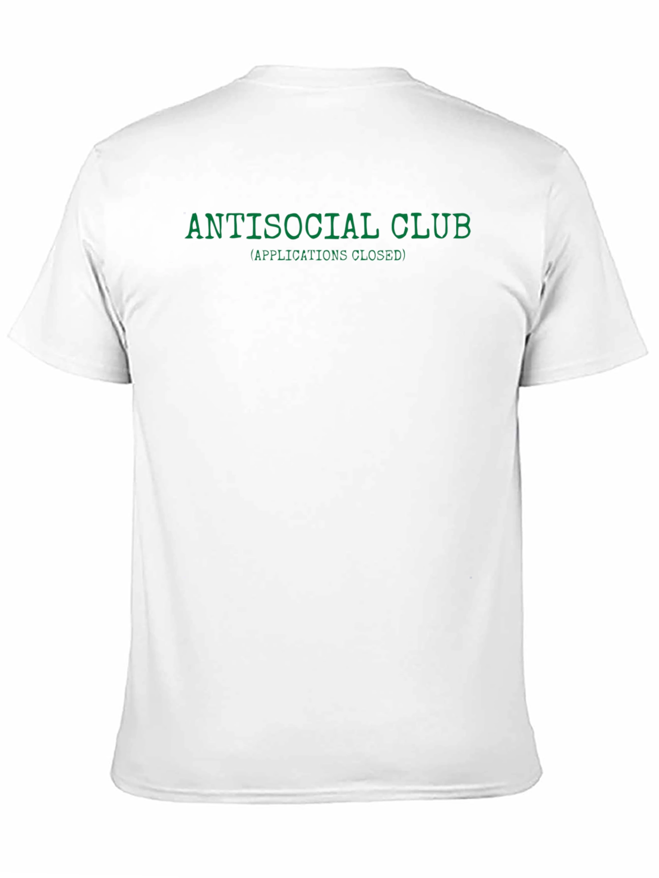 Antisocial Club Graphic Tee - Applications Closed