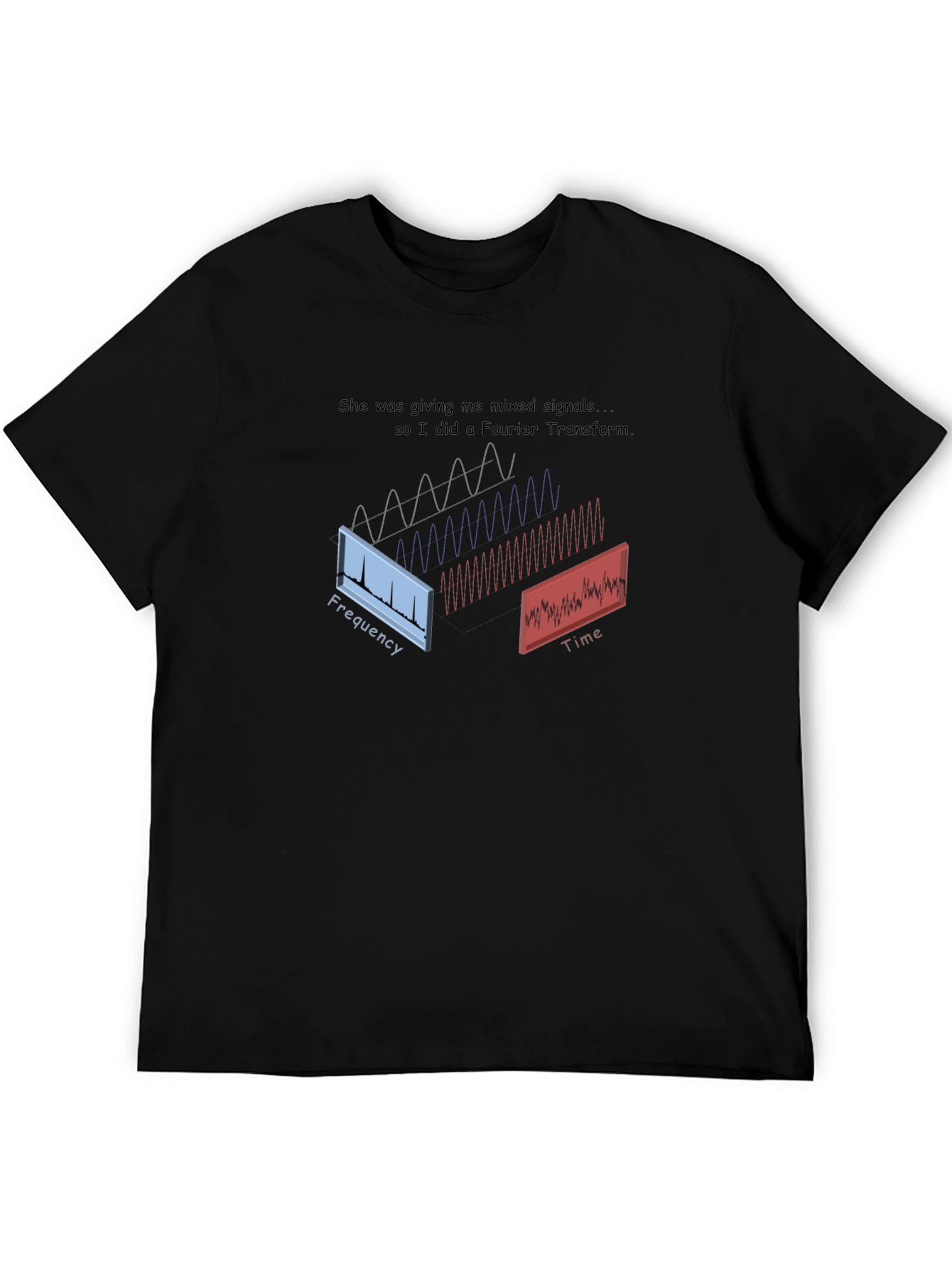 Mixed Signals Fourier Transform Graphic Tee