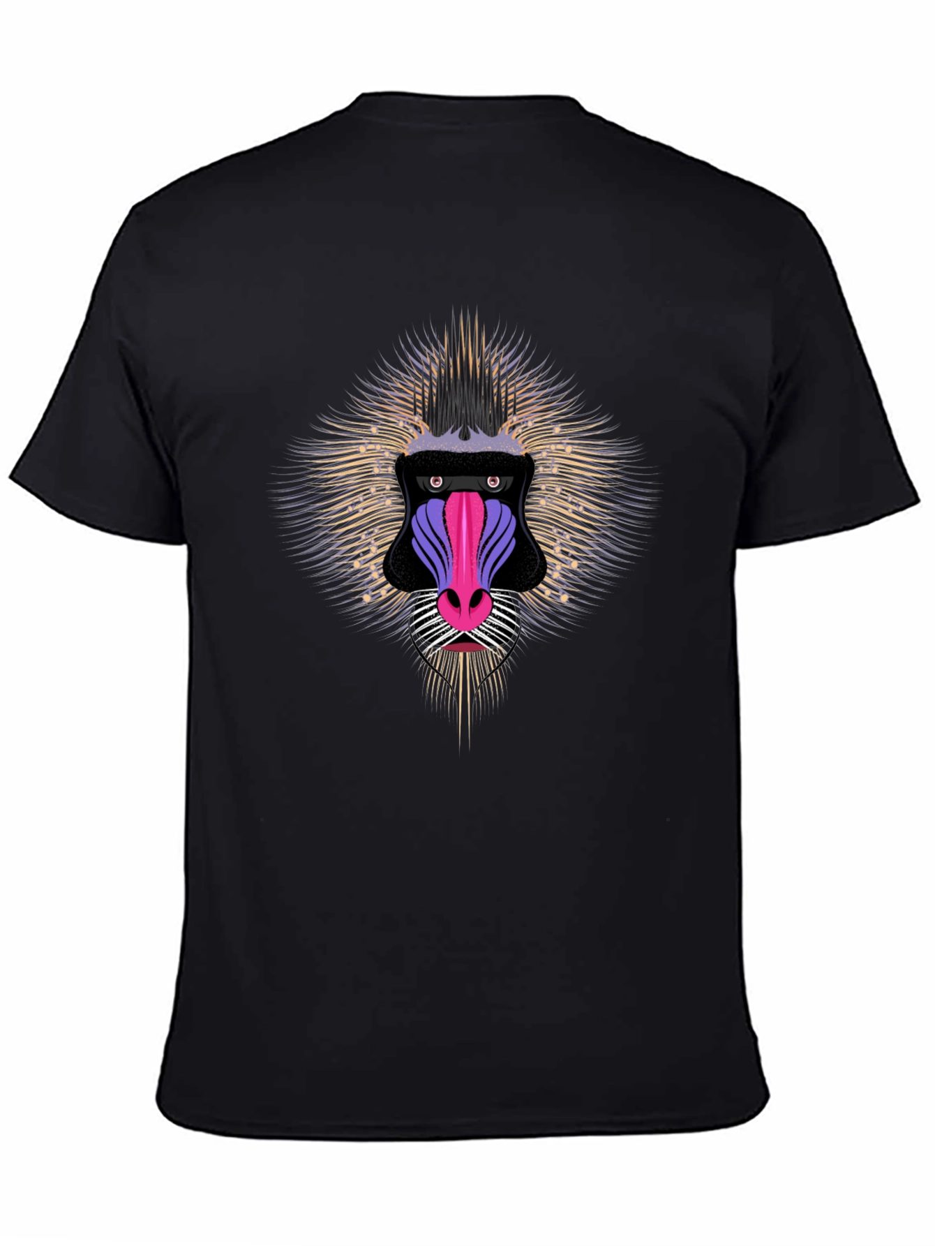Mandrill Graphic T-Shirt - Bold Animal Design