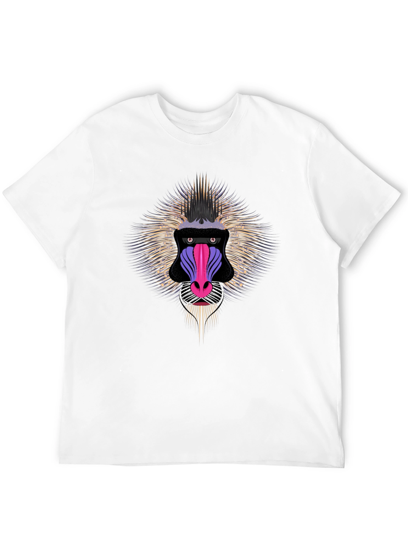 Mandrill Graphic T-Shirt - Bold Animal Design