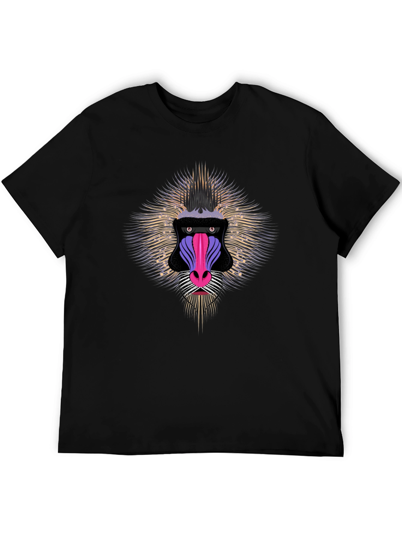Mandrill Graphic T-Shirt - Bold Animal Design
