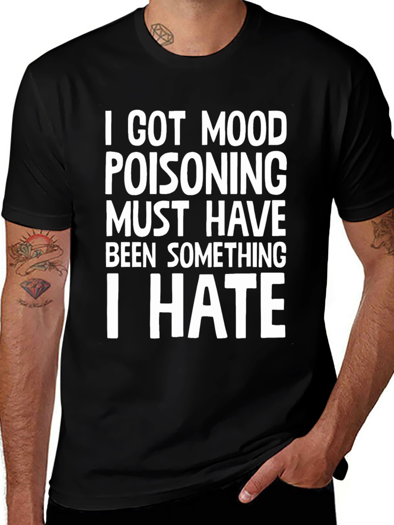 Mood Poisoning Humor T-Shirt Funny Sarcastic Tee
