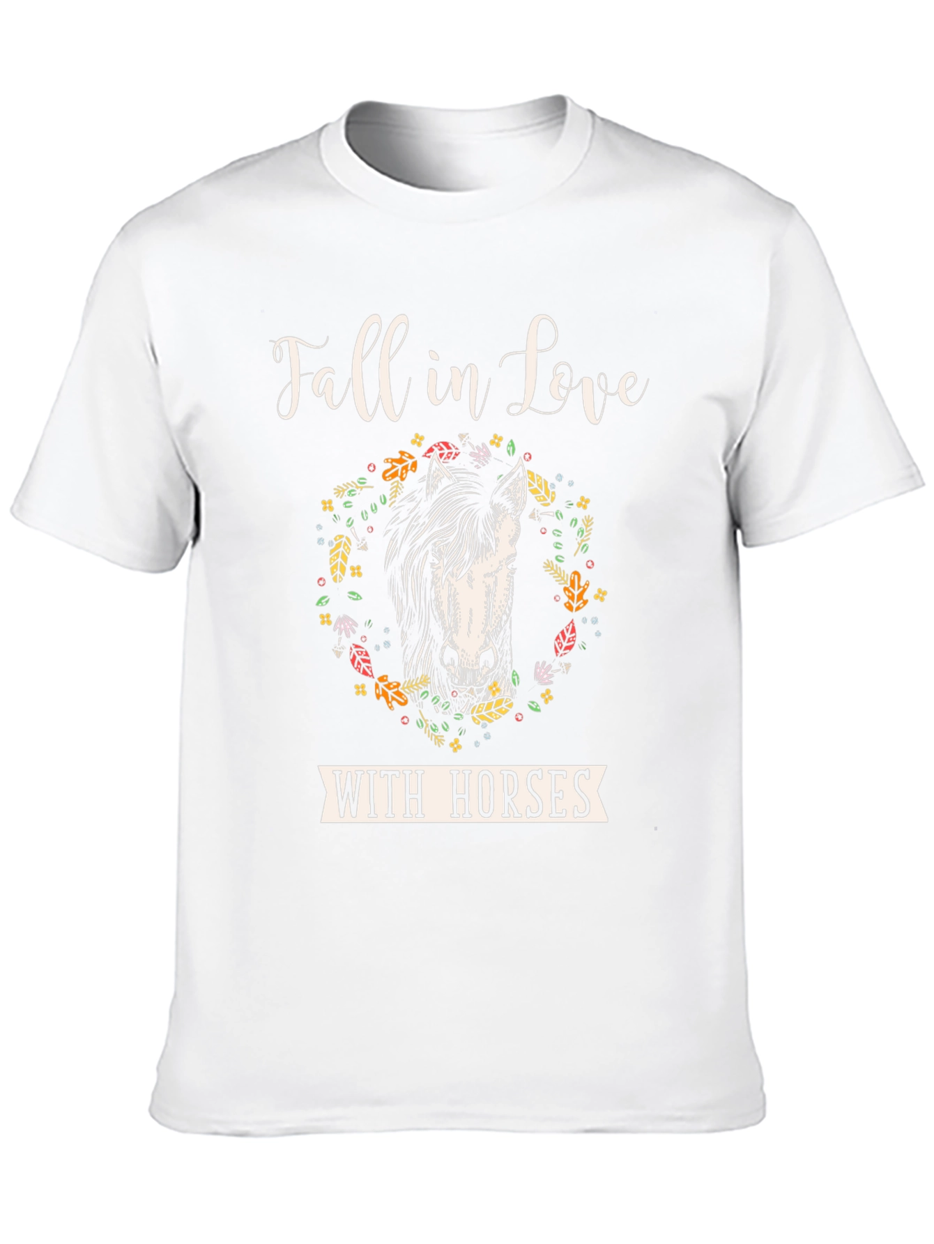 Fall in Love with Horses Graphic Tee