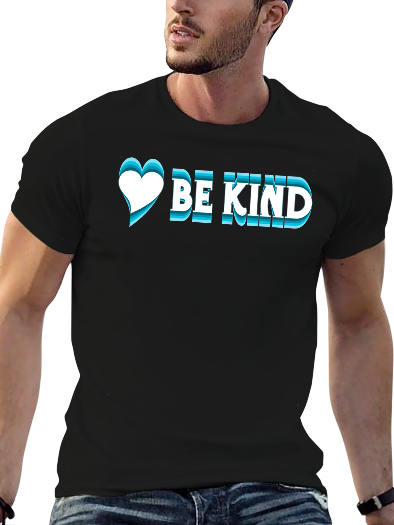 Be Kind T-Shirt - Heart Graphic Tee