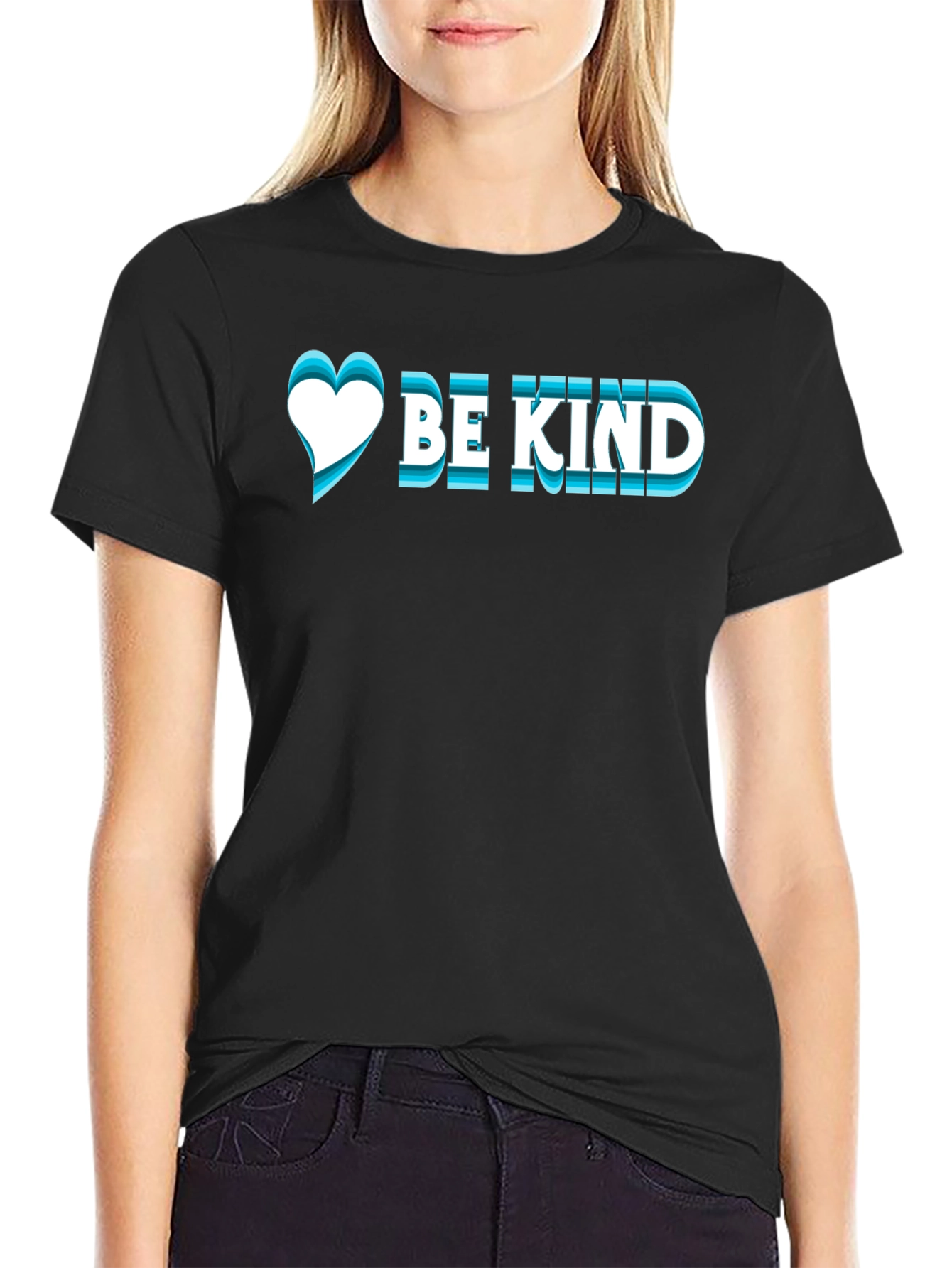 Be Kind T-Shirt - Heart Graphic Tee