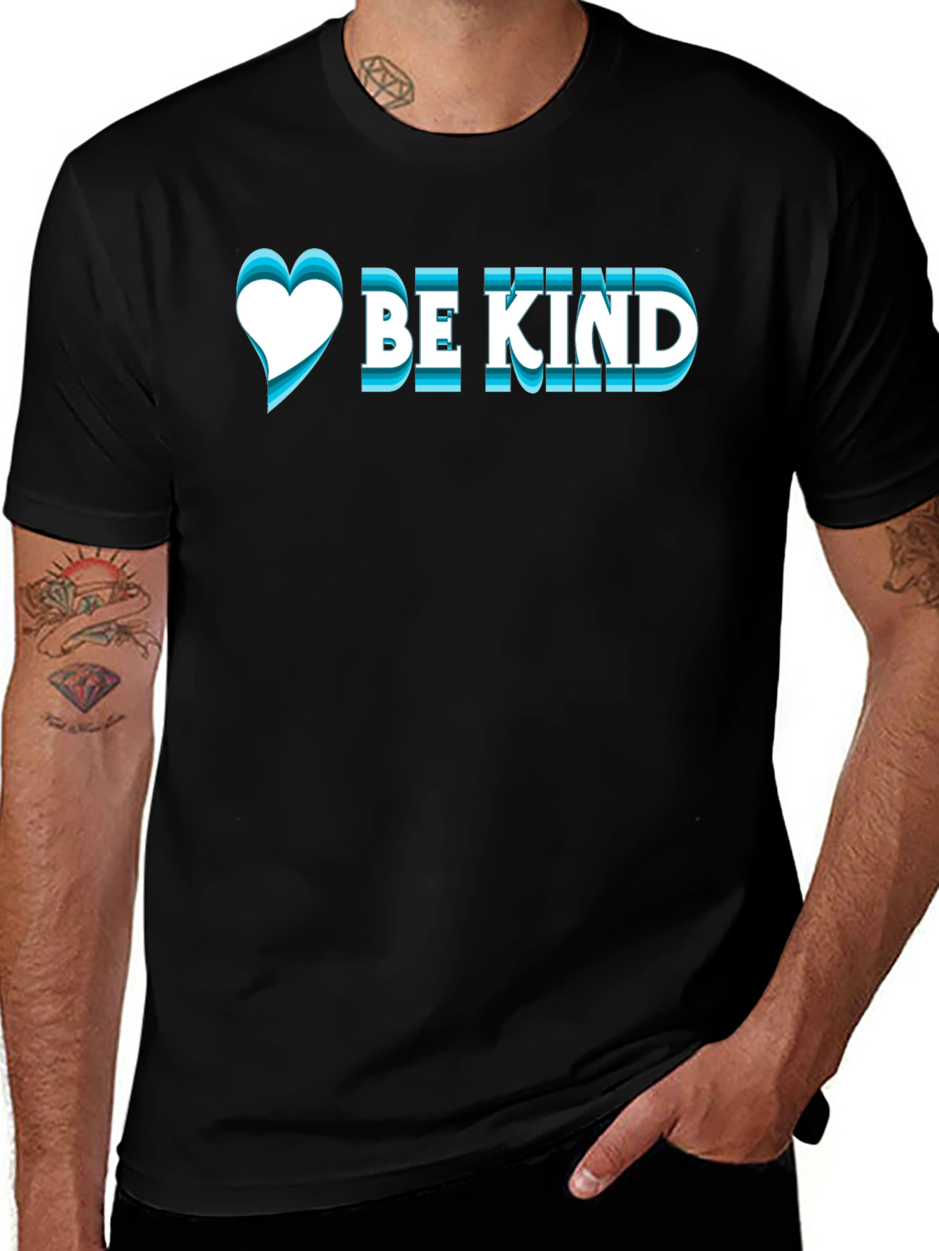 Be Kind T-Shirt - Heart Graphic Tee