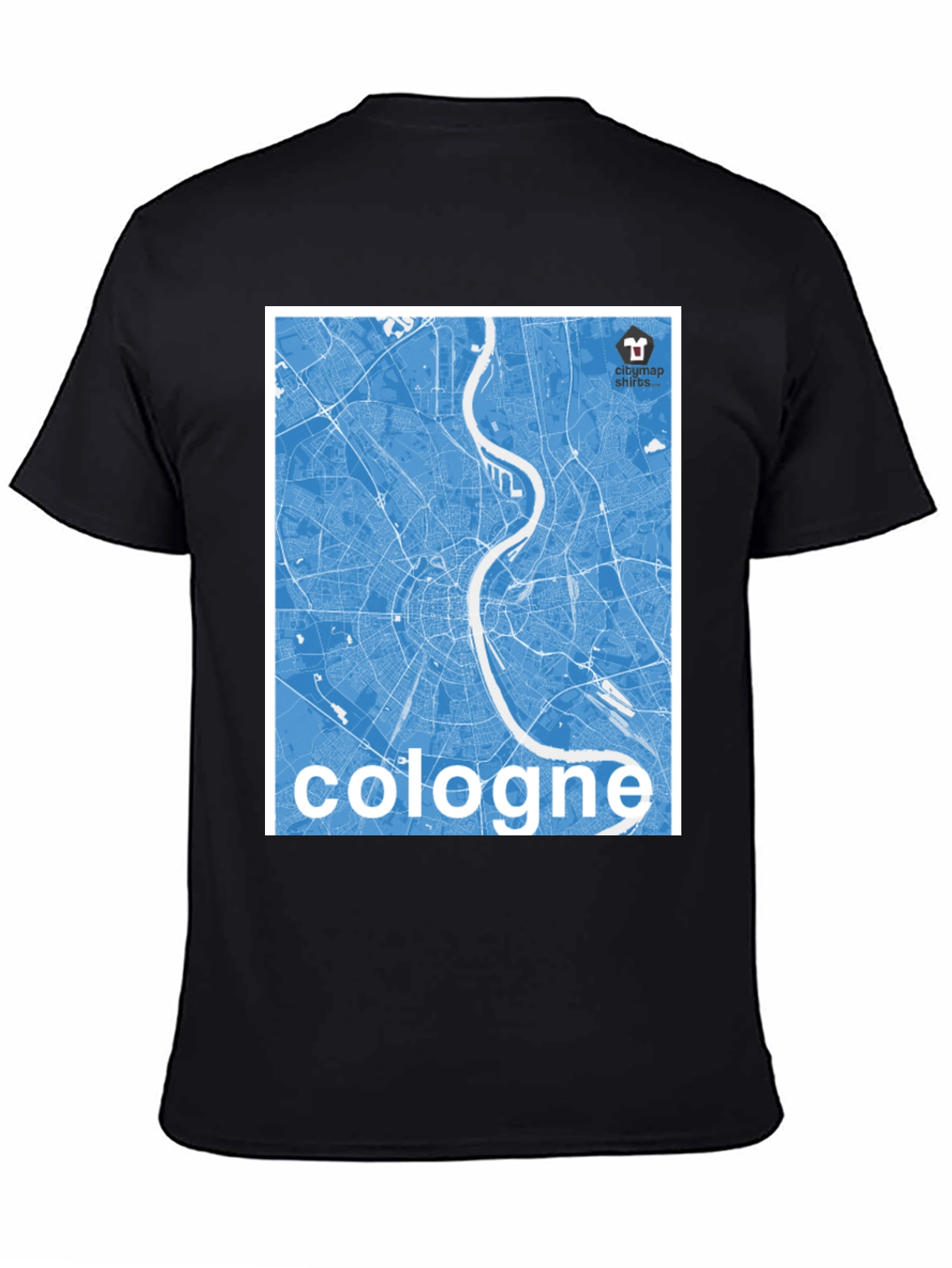 Cologne City Map Graphic Tee - Urban Style