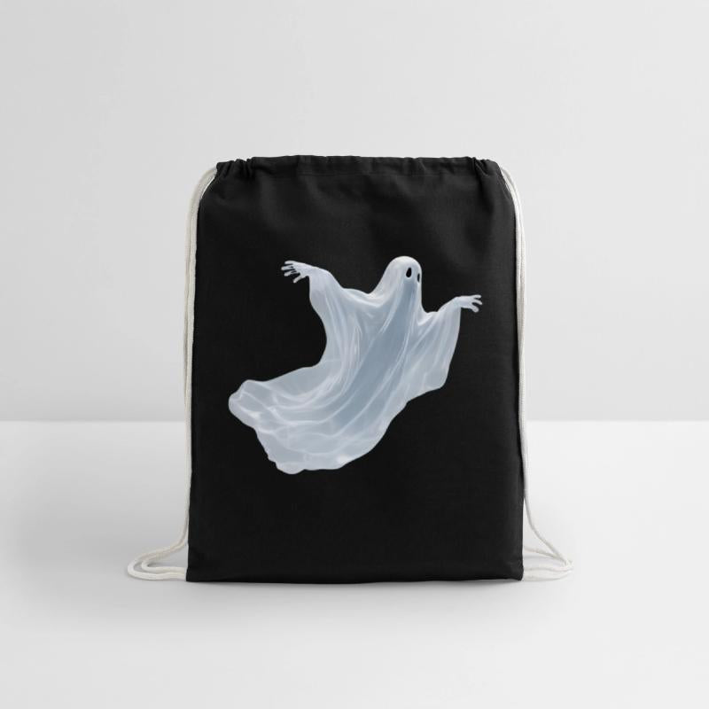 A close-up image of a ghost.