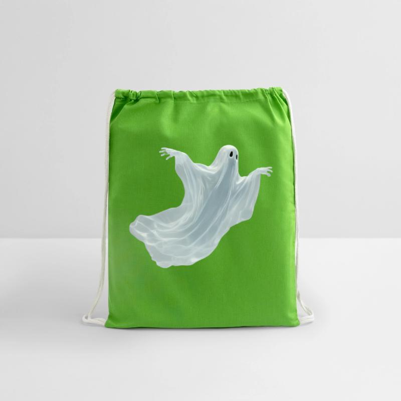 A close-up image of a ghost.