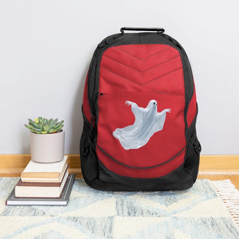 A close-up image of a ghost.