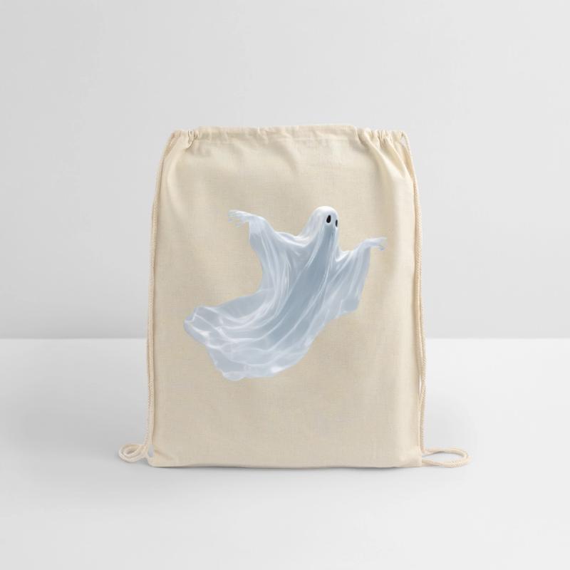 A close-up image of a ghost.