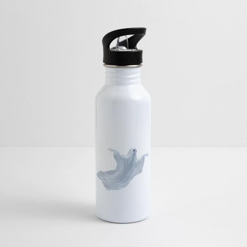 A close-up image of a ghost.