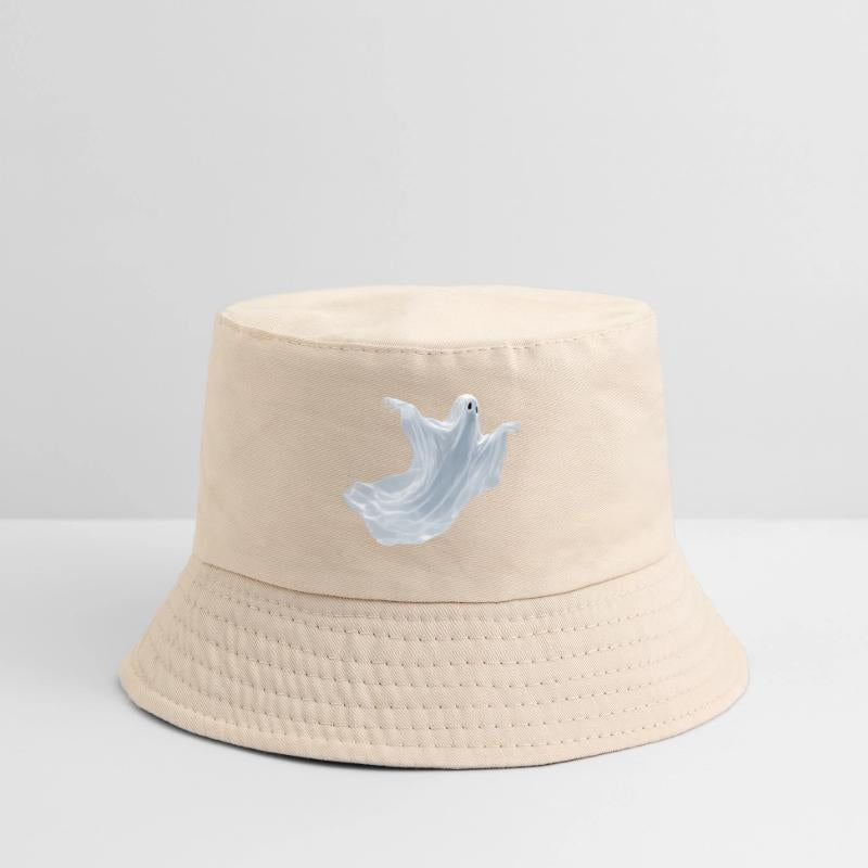 A close-up image of a ghost.