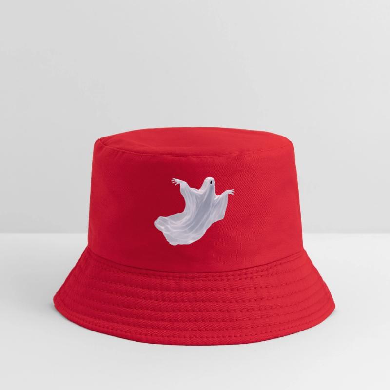 A close-up image of a ghost.