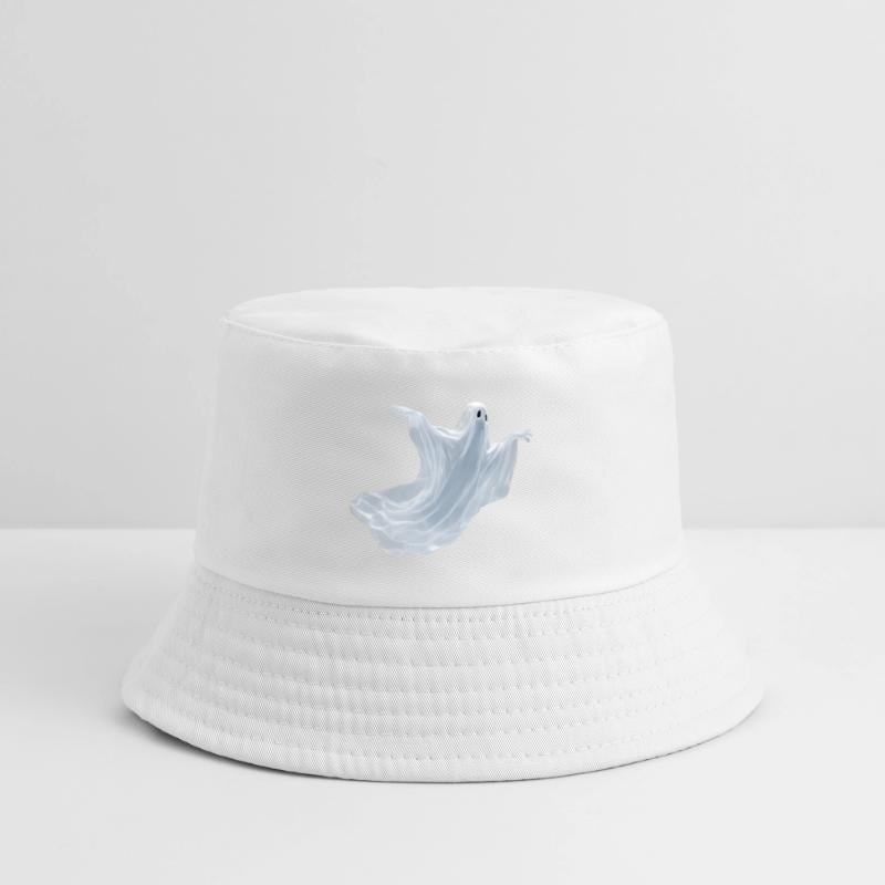 A close-up image of a ghost.