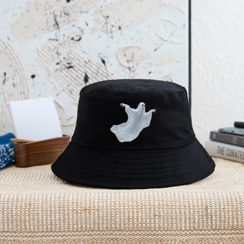 A close-up image of a ghost.