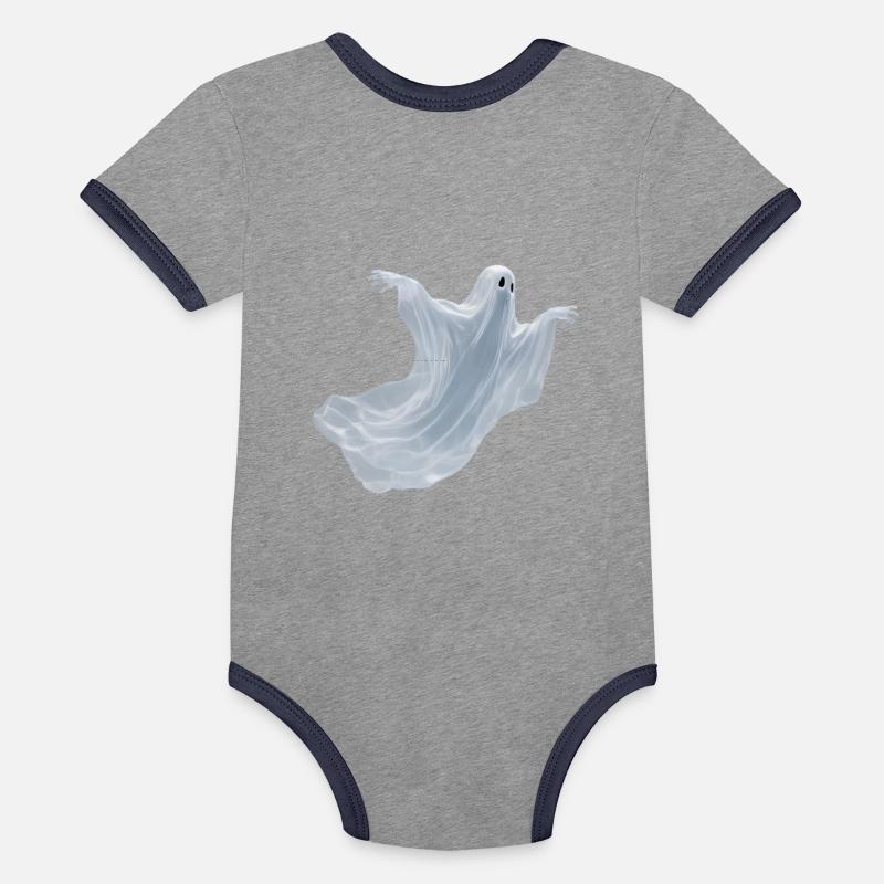 A close-up image of a ghost.