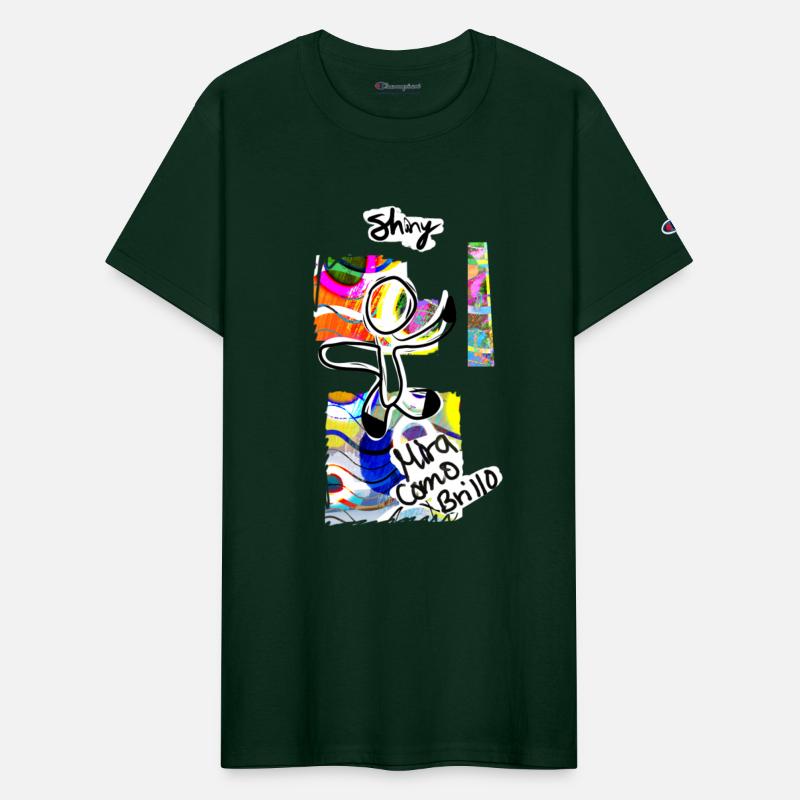 A shiny and funky person