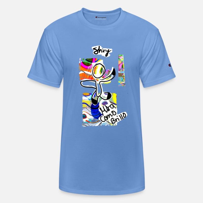 A shiny and funky person