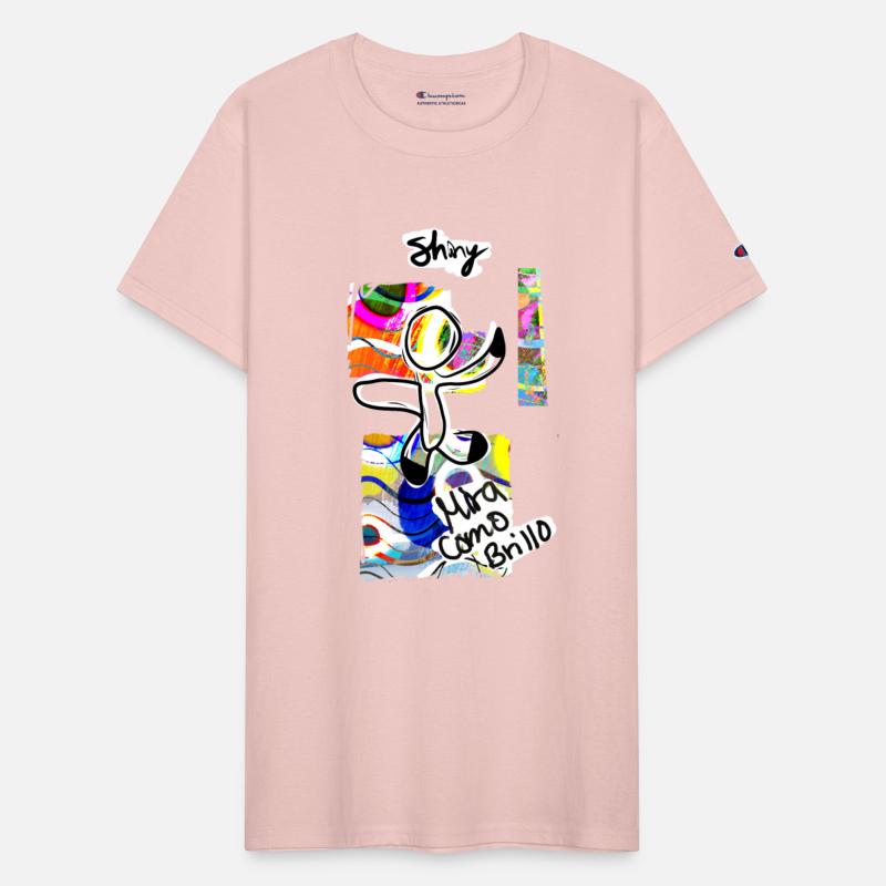 A shiny and funky person