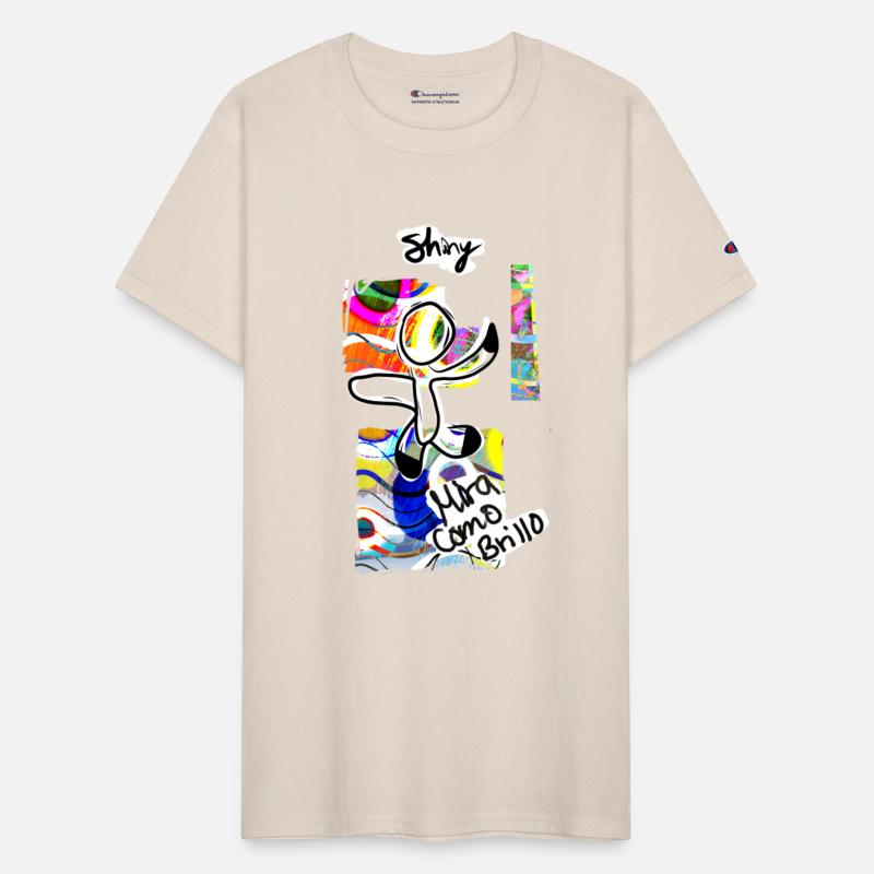 A shiny and funky person