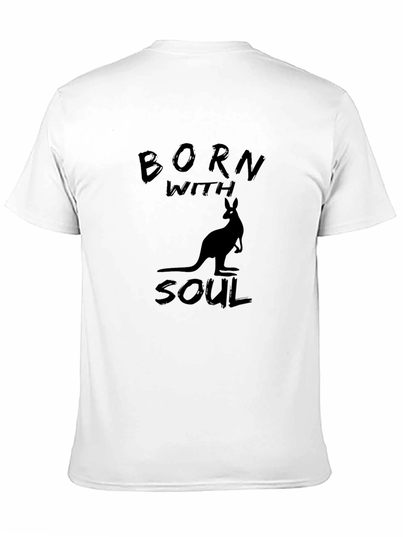 Born With Soul Black Graphic Tee