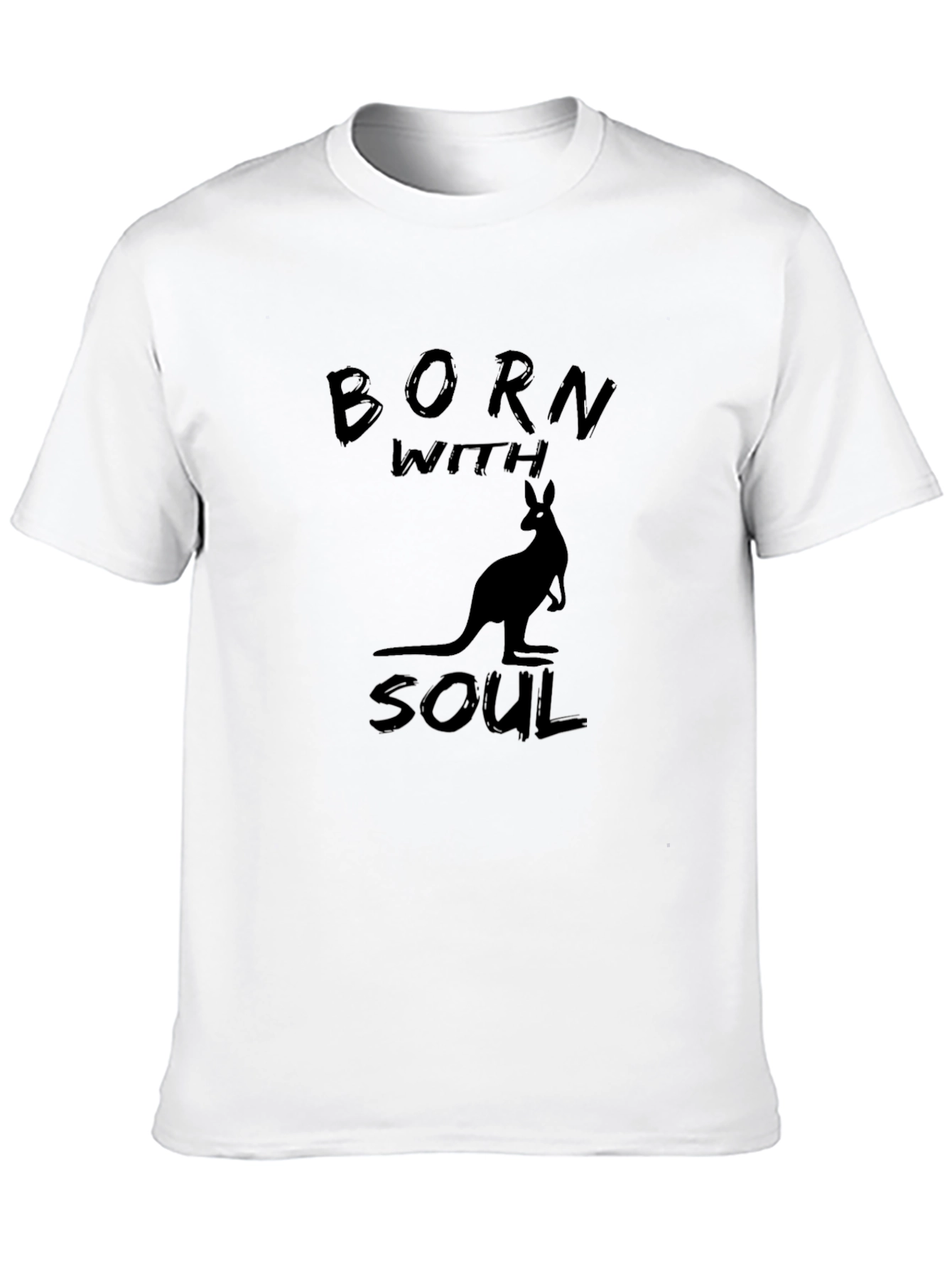 Born With Soul Black Graphic Tee