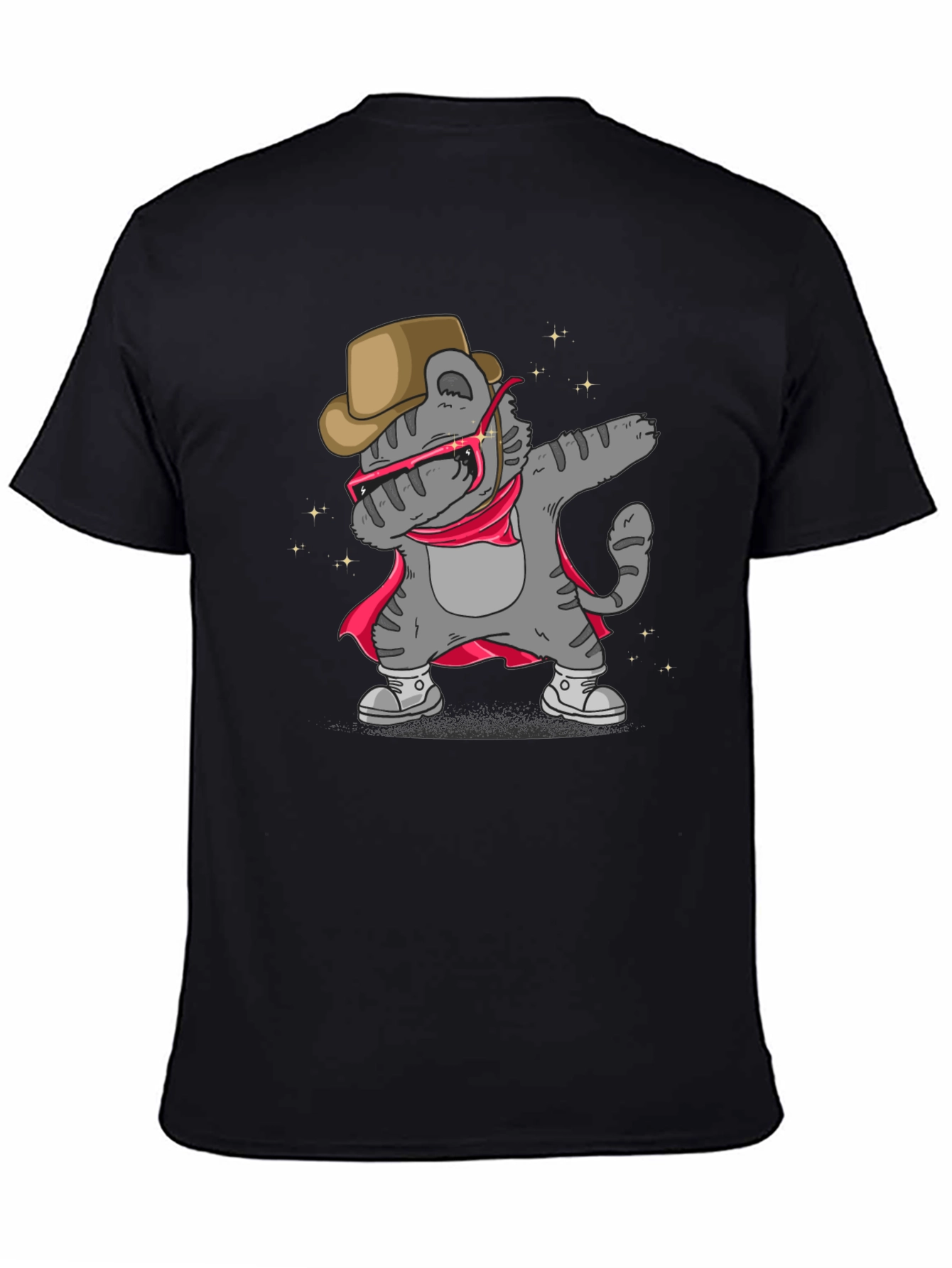 Dabbing Cat Cowboy T-Shirt
