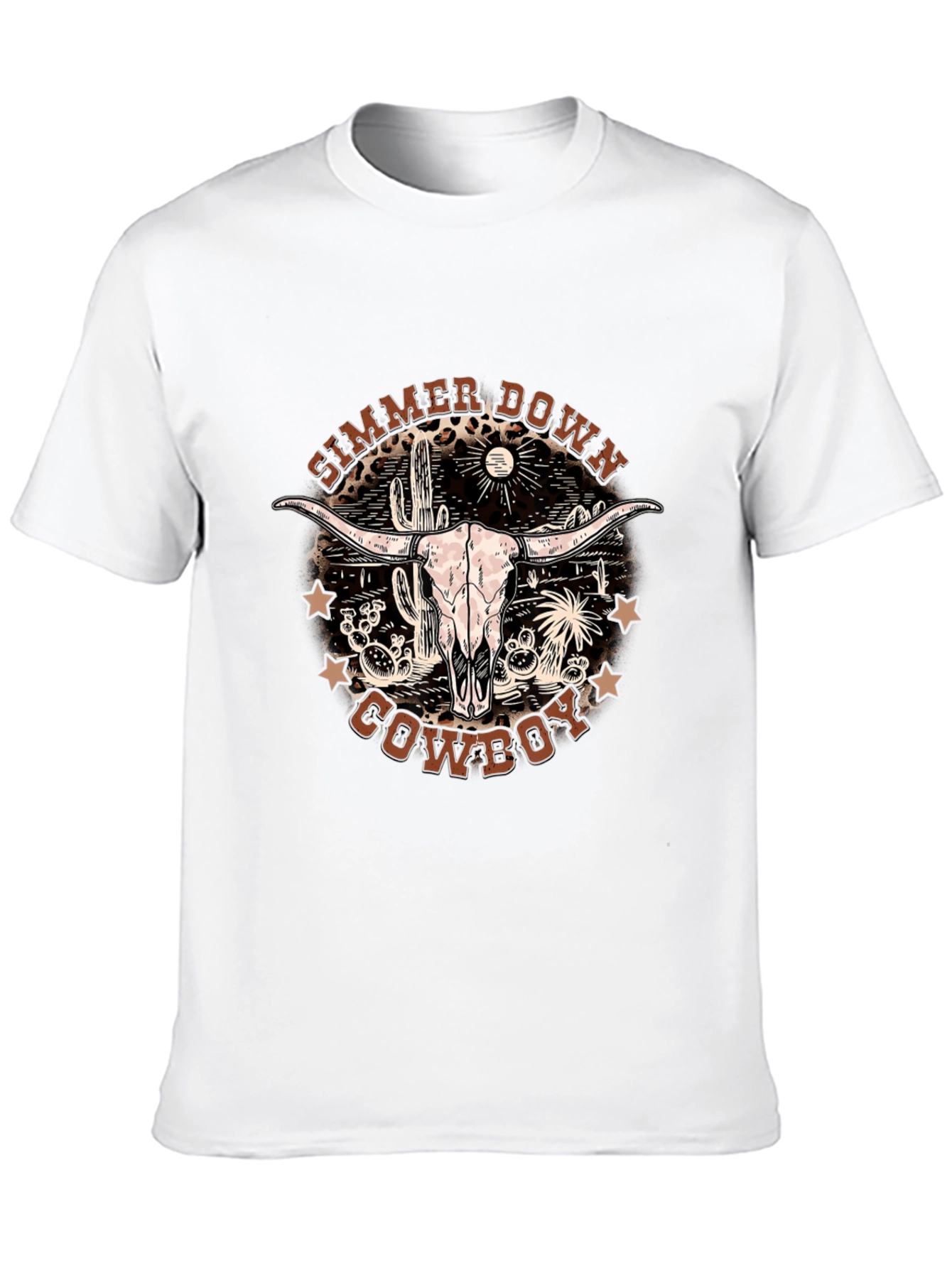 Simmer Down Cowboy Graphic T-Shirt
