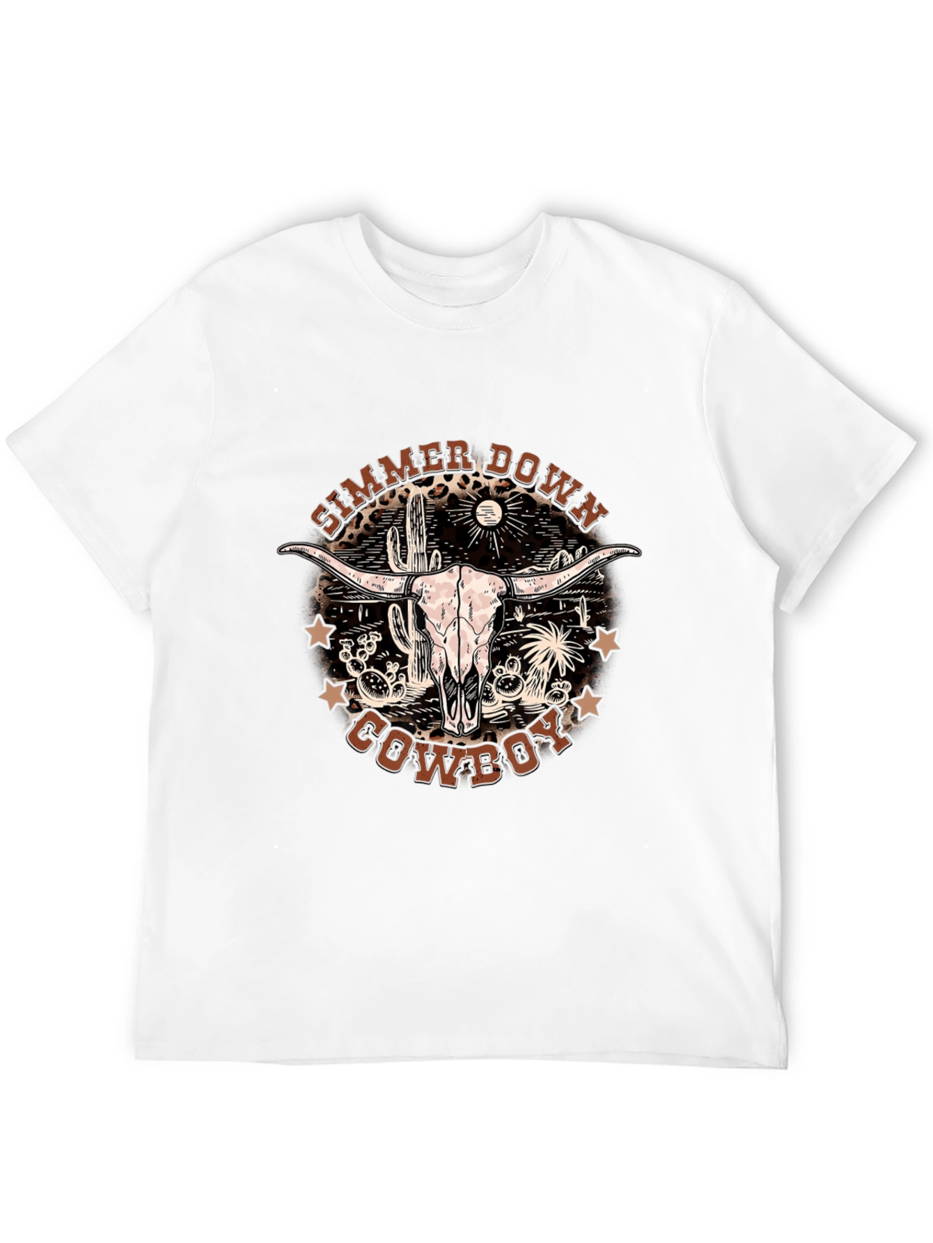 Simmer Down Cowboy Graphic T-Shirt
