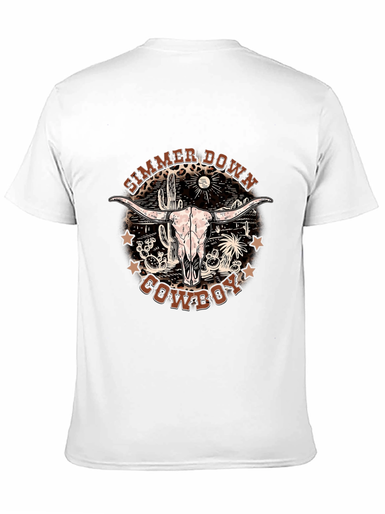 Simmer Down Cowboy Graphic T-Shirt