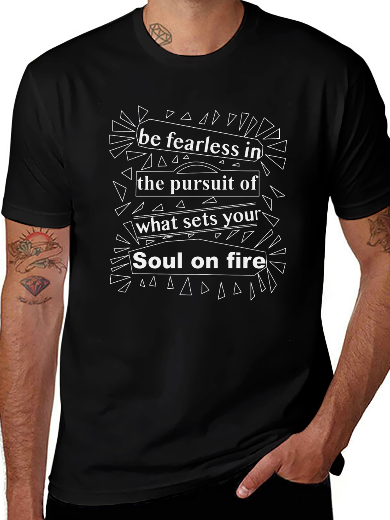 Fearless Pursuit Graphic Tee - Motivational T-Shirt