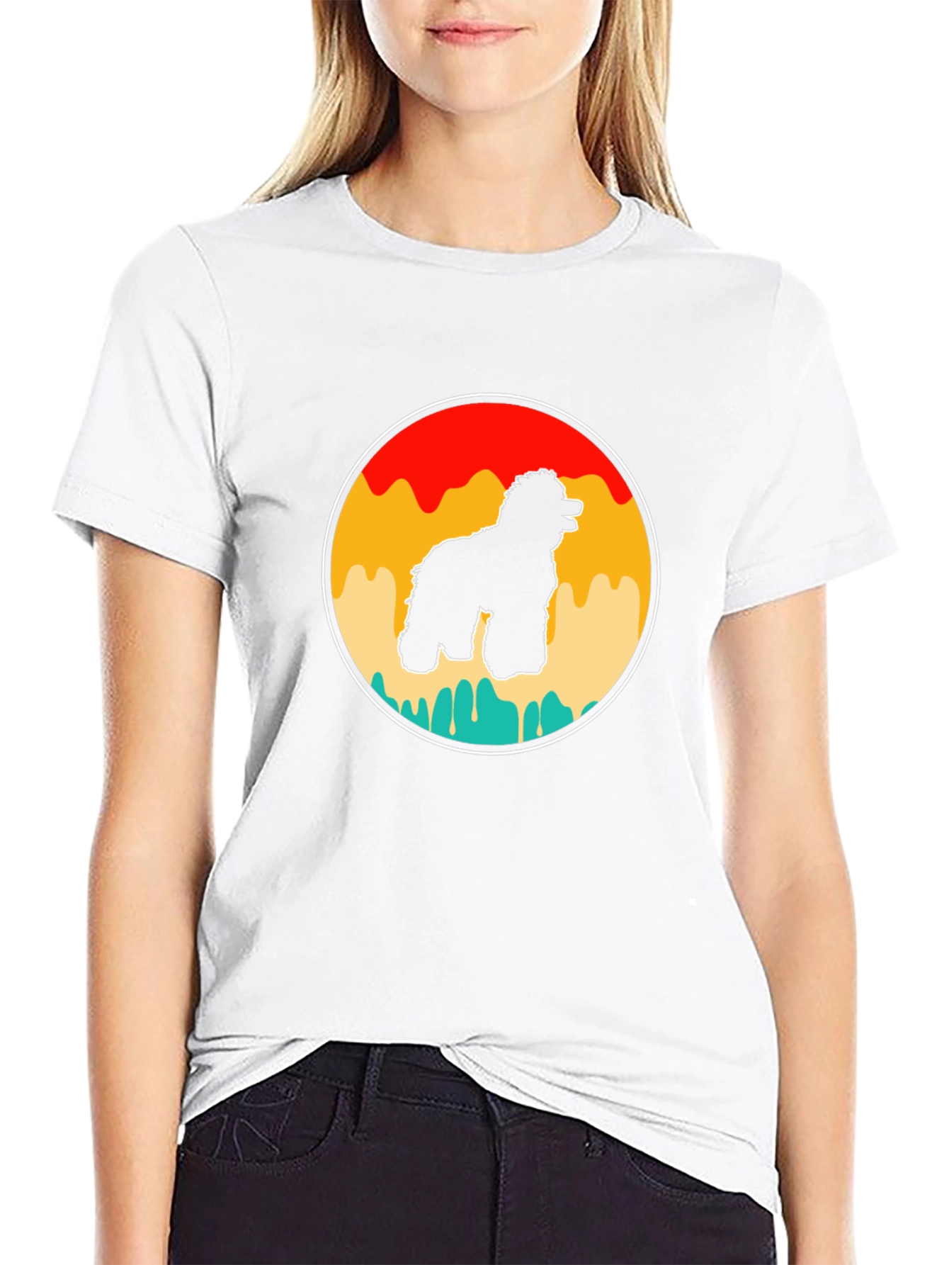 Retro Dog Silhouette T-Shirt