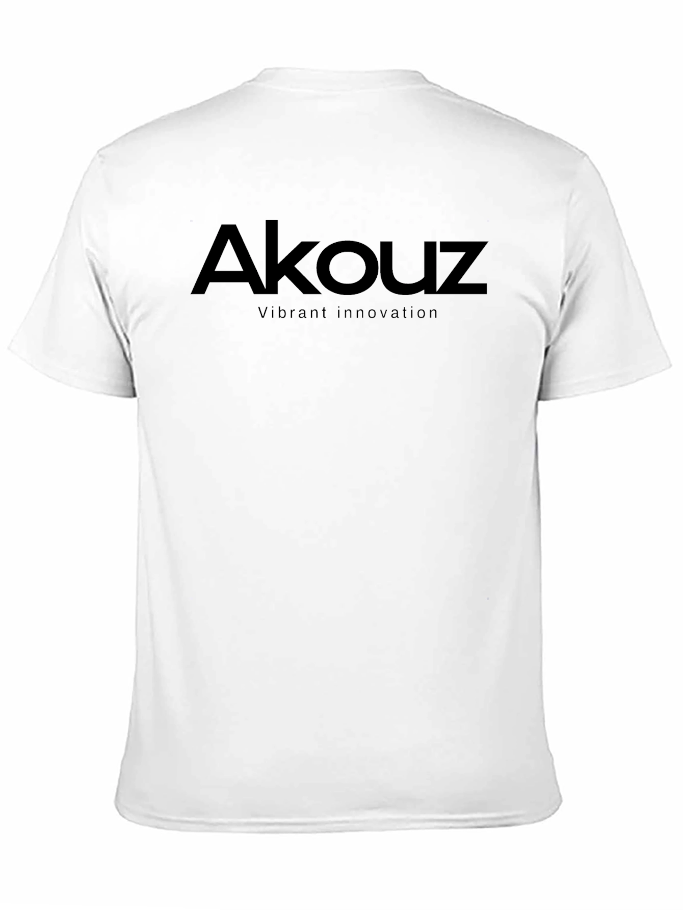 Akouz Vibrant Innovation Black Tee