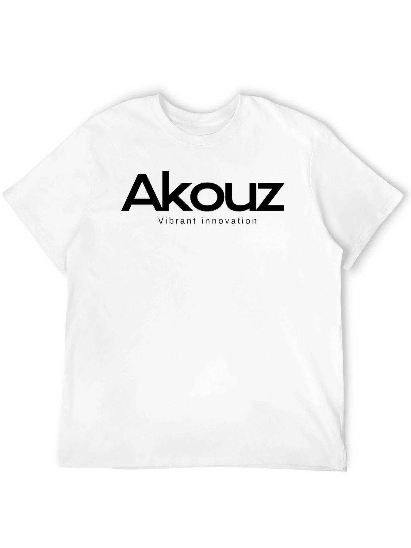 Akouz Vibrant Innovation Black Tee