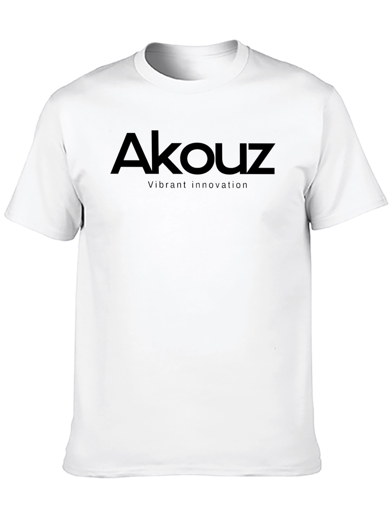 Akouz Vibrant Innovation Black Tee