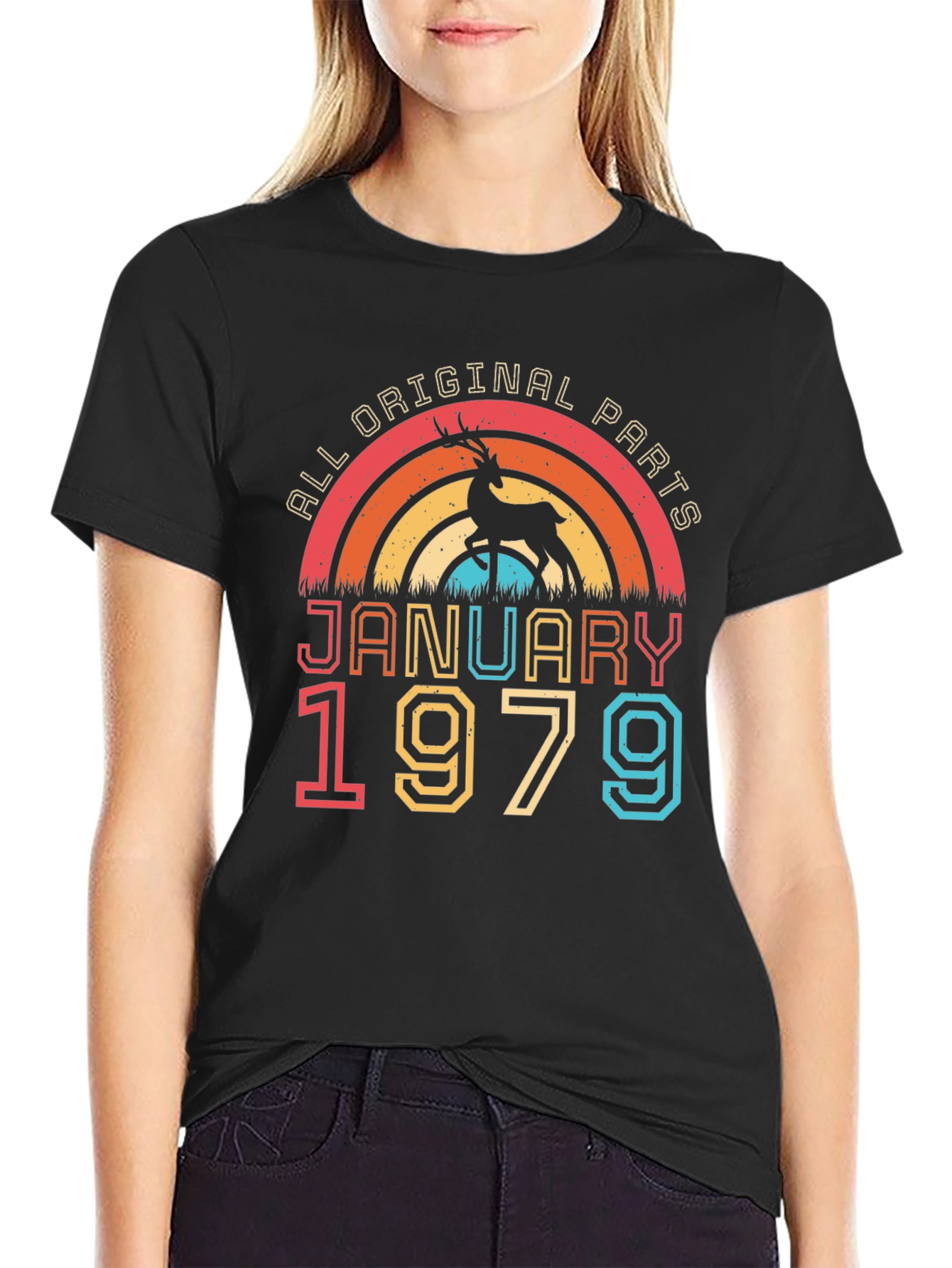 January 1979 All Original Parts Birthday T-Shirt