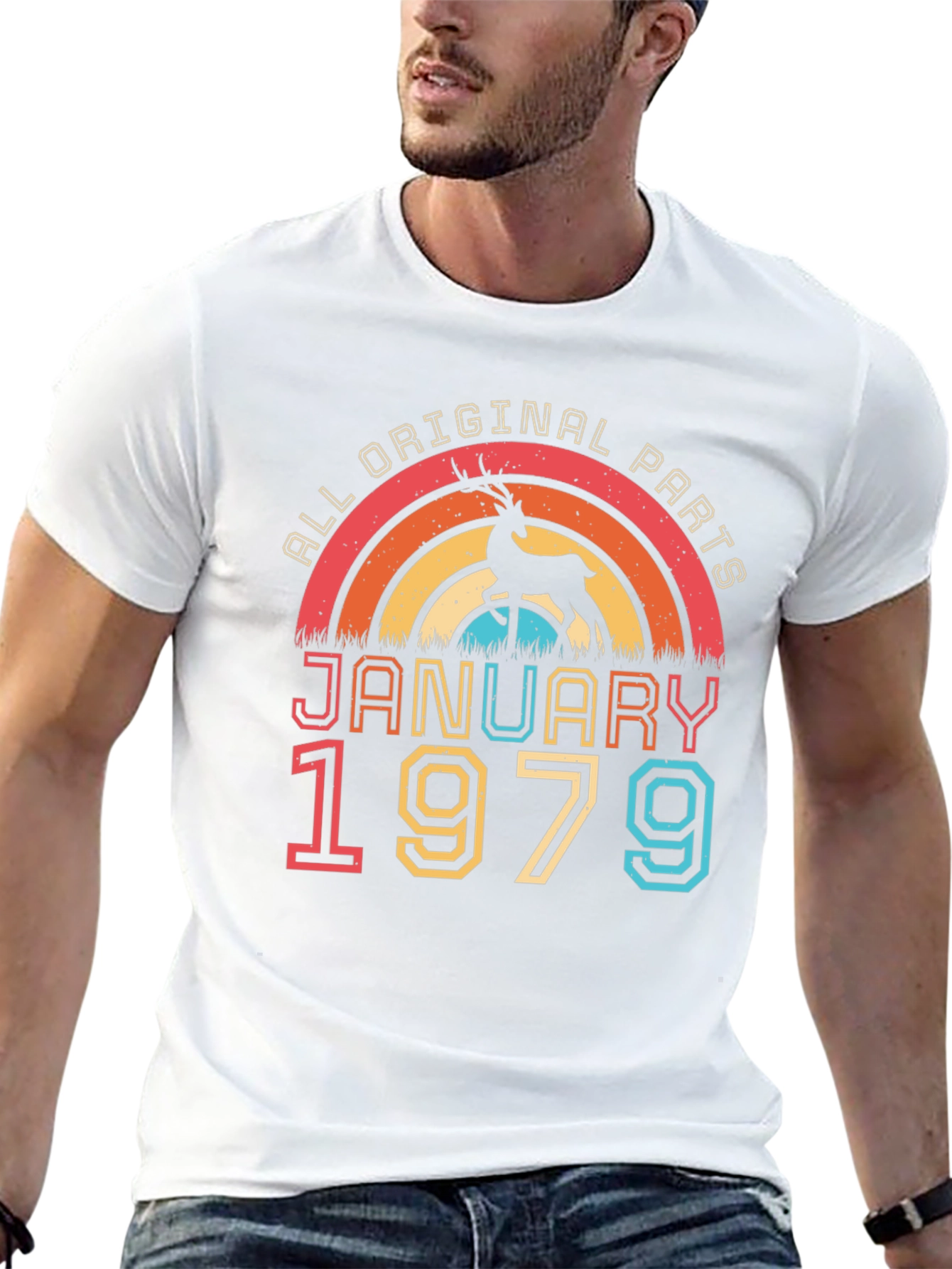 January 1979 All Original Parts Birthday T-Shirt