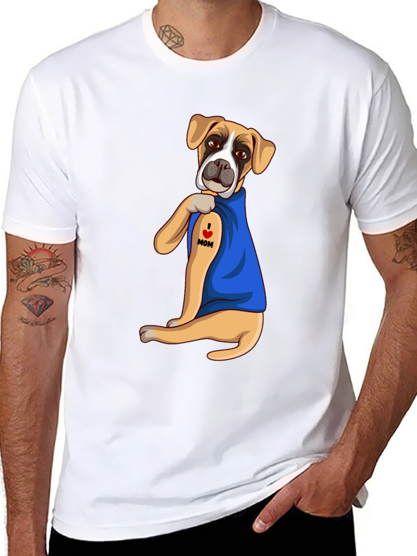 Dog Mom Tattoo T-Shirt