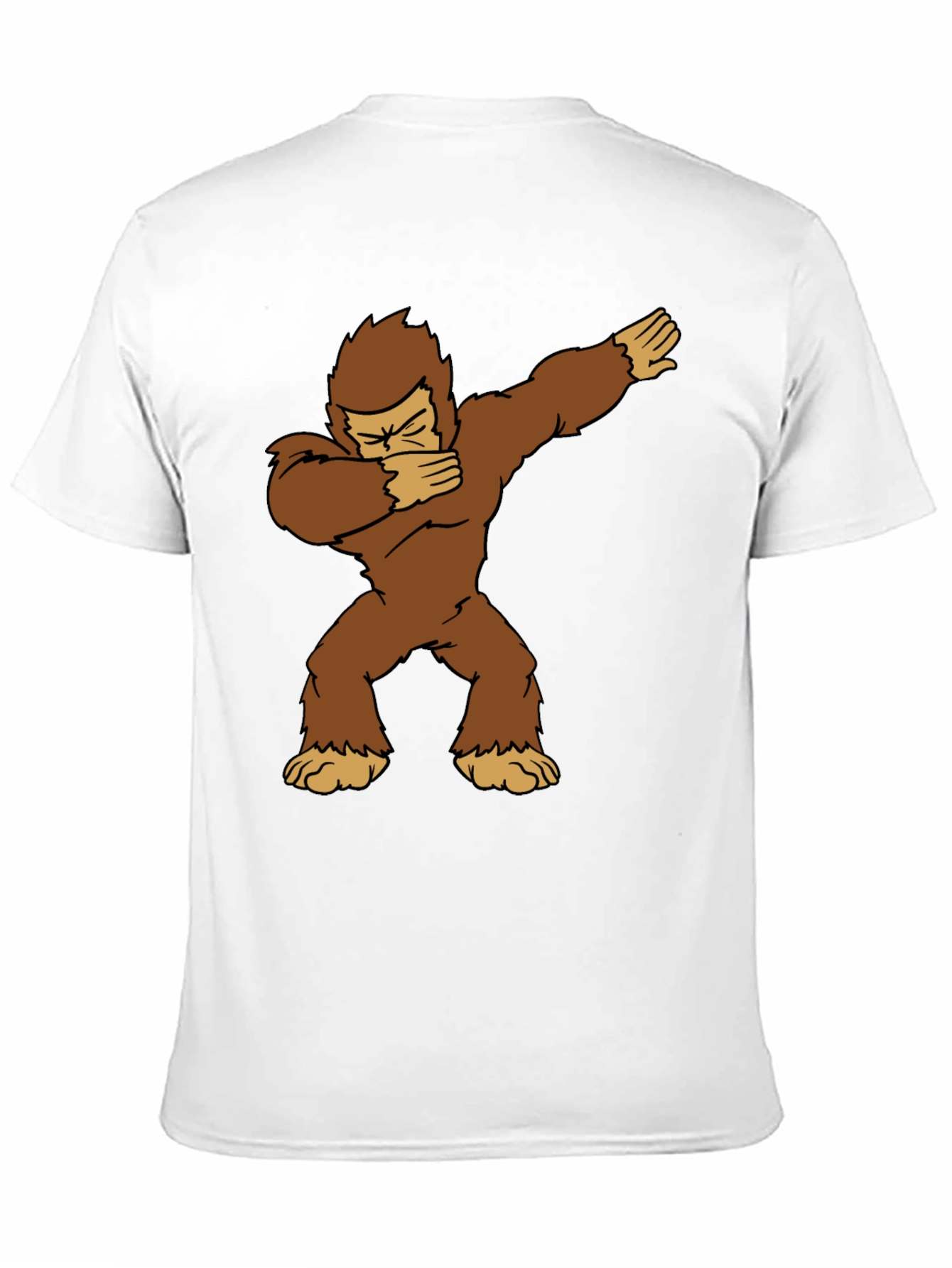 Dabbing Bigfoot Graphic Tee - Black